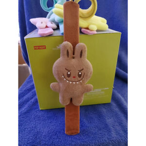 Brown Labubu, Monsters plush Slap Bracelet -How fun
